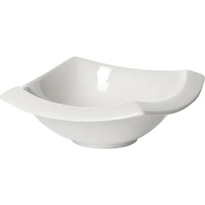 Салатник «Кунстверк» квадратный фарфор 400мл ,H=53,L=165,B=165мм белый, Объем реальный (мл): 400, Длина (мм): 165, Ширина (мм): 165