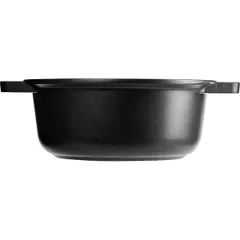 Кастрюля без крышки алюм.литой,тефлон 4,5л D=28,H=11,5,B=37,5см черный, изображение 2