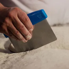 Скребок/разделитель теста сталь нерж.,пластик ,L=150,B=75мм синий, изображение 3