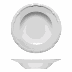 Deep plate “Stuttgart”  porcelain  D=240, H=45mm  white