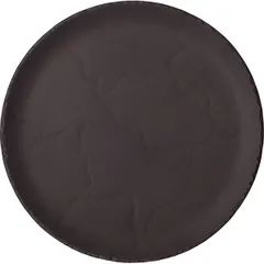 Блюдо для пиццы «Базальт» керамика D=285,H=20мм черный,матовый