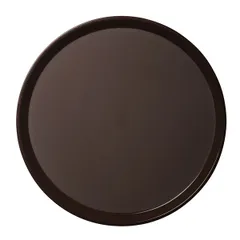 Round rubberized tray “Polytride”  polyprop.  D=35.5 cm  brown.