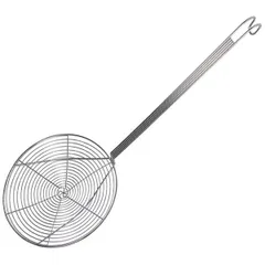 Skimmer-sieve stainless steel D=22,L=64cm metal.