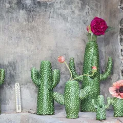 Декор для стола «Кактус» M керамика ,H=29,L=18,5,B=16,5см зелен., изображение 4