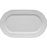 Блюдо «Меркури» овальное фарфор ,L=34см белый