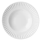 Тарелка глубокая «Рибби» фарфор D=261,H=59мм белый