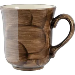 Peppercorn mug  porcelain  237 ml  D=80, H=90, L=115 mm  brown, beige.