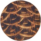 Serving board with pattern  oak  D=240, H=25mm  St. wood, theme wood