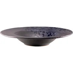 Тарелка для пасты «Фобос» керамика D=285,H=55мм серый,синий, изображение 2