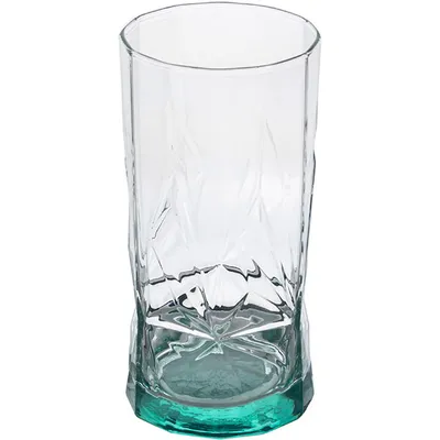Хайбол «Рош» стекло 450мл D=75,H=146мм бирюз., Цвет: Бирюзовый, изображение 2