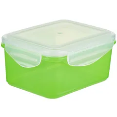 Container for products “Smart Lock” with a lid for the microwave  polyprop.  0.5 l , H=70, L=135, B=105mm  salads, etc.