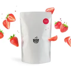 Смесь сухая для приготовления напитков «Клубника» для молочных коктейлей 500г картон,пластик ,H=25,L