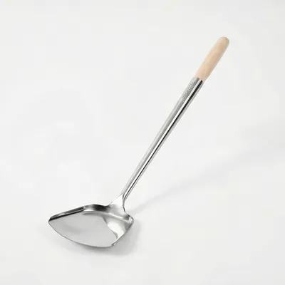 Лопатка кухонная с деревянной ручкой сталь нерж.,дерево ,L=45/10,B=10,8см