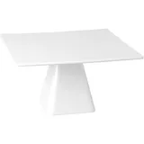 Подставка для торта пластик ,H=16,L=31,B=31см белый