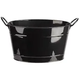 Ведро для шампанского на 4 бутылки металл 13,8л ,H=22,7,L=40/32,B=27,5см черный