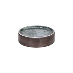 Салатник «Эллипс» (двойные стенки и дно) керамика D=12см коричнев.,серый, изображение 2