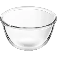 Salad bowl “Cocoon” glass 400ml D=120,H=64mm clear.