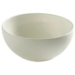 Salad bowl “Lens”  porcelain  D=108, H=49mm  white