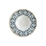 Тарелка для пасты «Виенто» фарфор 400мл D=28см белый,синий