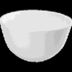 Salad bowl “Kunstwerk”  porcelain  1.45 l  D=18.5, H=10.3 cm  white