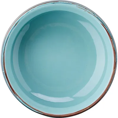 Тарелка глубокая «Скифская» керамика 300мл D=11,H=5см голуб., изображение 3