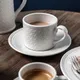 Чашка кофейная «Бид Акцент» фарфор 85мл белый, изображение 4