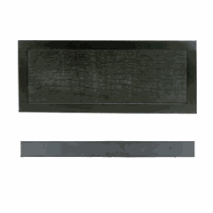 Rectangular pantry stand wood ,H=41,L=408,B=168mm black