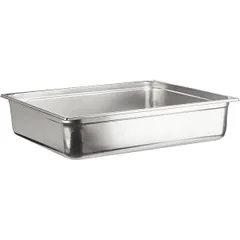 Gastronorm container (2/1)  stainless steel , H=15, L=53, B=65 cm  metal.