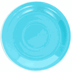 Блюдце «Колорс» фарфор D=15см голуб.