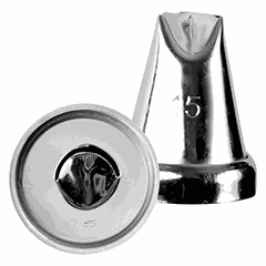 Насадка кондитерская «Георгин» сталь нерж. D=22/10,H=30мм металлич.