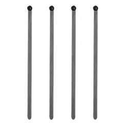 Мешалки для коктейлей «Шарик»[500шт] пластик ,L=16см черный