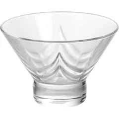 Bowl "Bell-Prizma" glass 200ml D=12,H=8cm clear.