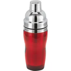 European shaker  stainless steel, vinyl  0.55 l  D=85, H=245 mm  red, silver.