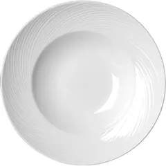 Тарелка глубокая «Спайро» фарфор 450мл D=300,H=55мм белый