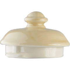 Крышка для чайника «Хани» фарфор 420мл D=85,H=60мм бежев.