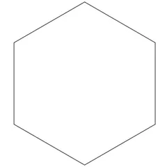 Hexagon cutter plastic ,L=63,B=63mm