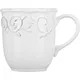 Чашка чайная «Фестон» керамика 350мл белый