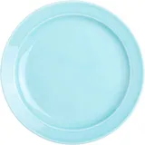 Тарелка «Акварель» Принц мелкая фарфор D=220,H=24мм св. голуб.