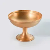 Креманка «Брасс» на ножке латунь 200мл D=110,H=85мм золотой