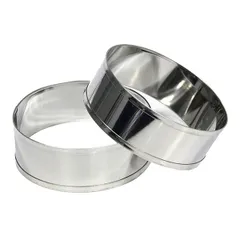 Pastry ring[2pcs] stainless steel D=8,H=3cm steel