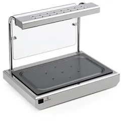 Electric buffet for horizontal dishes, tray with teeth ,H=47,L=59,B=41.5cm 1.1Kw