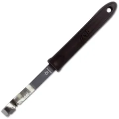 Нож для масла сталь,полипроп. ,L=195/80,B=10мм черный,металлич.