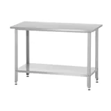 Стол производственный «Base» без борта сталь нерж. ,H=86,L=120,B=60см металлич.