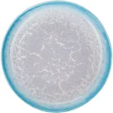 Тарелка глубокая «Нептун» фарфор 0,5л D=22см бирюз.,белый