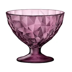 Креманка «Даймонд» стекло 220мл D=102,H=86мм фиолет.