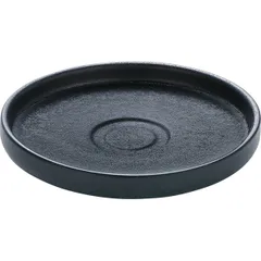 Plate “Nara” small ceramics D=15cm black