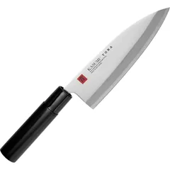 Нож кухонный «Деба» сталь нерж.,дерево ,L=290/165,B=47мм металлич.,черный