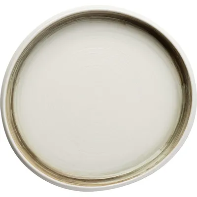 Тарелка «Айсио» с высоким бортом фарфор ,H=33,L=252,B=238мм белый,серый, Длина (мм): 252, Ширина (мм): 238