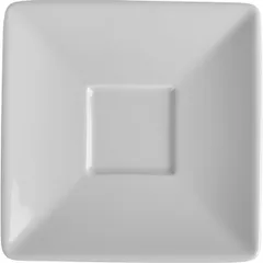 Square saucer “Classic”  porcelain , L=11, B=11cm  white