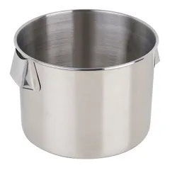 Round container, for food warmer  stainless steel  1.7 l  D=14, H=12 cm  silver.